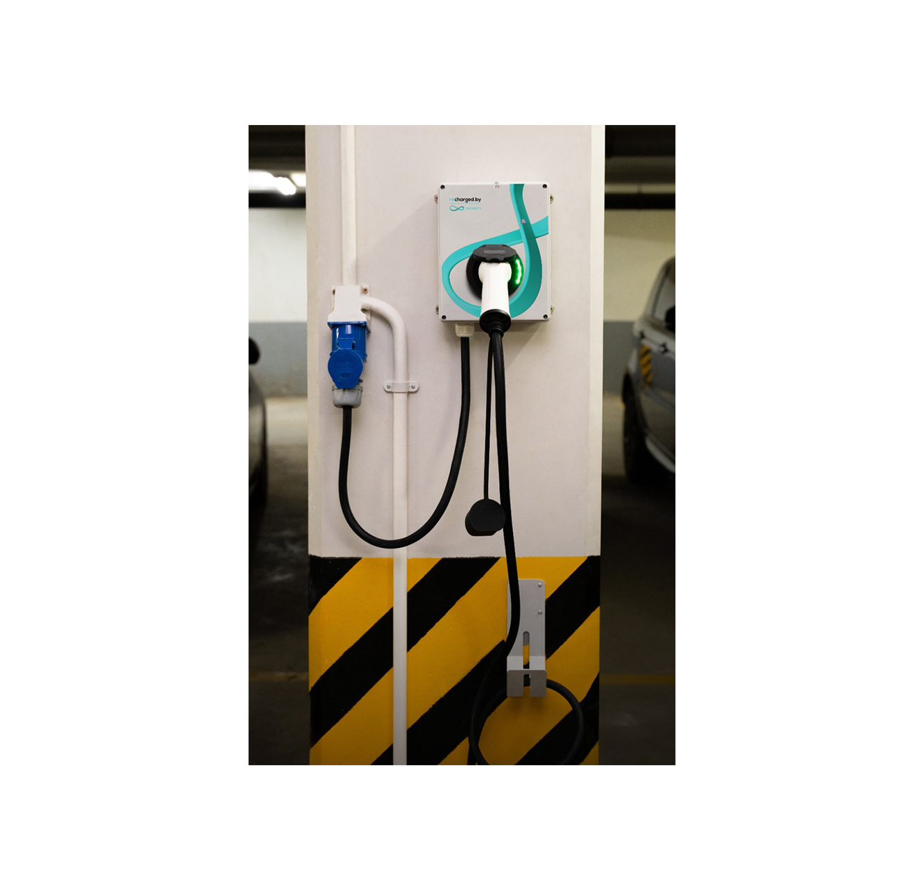 Recharged By Infinity FlexiCharge Eco Charging Station - 7KW