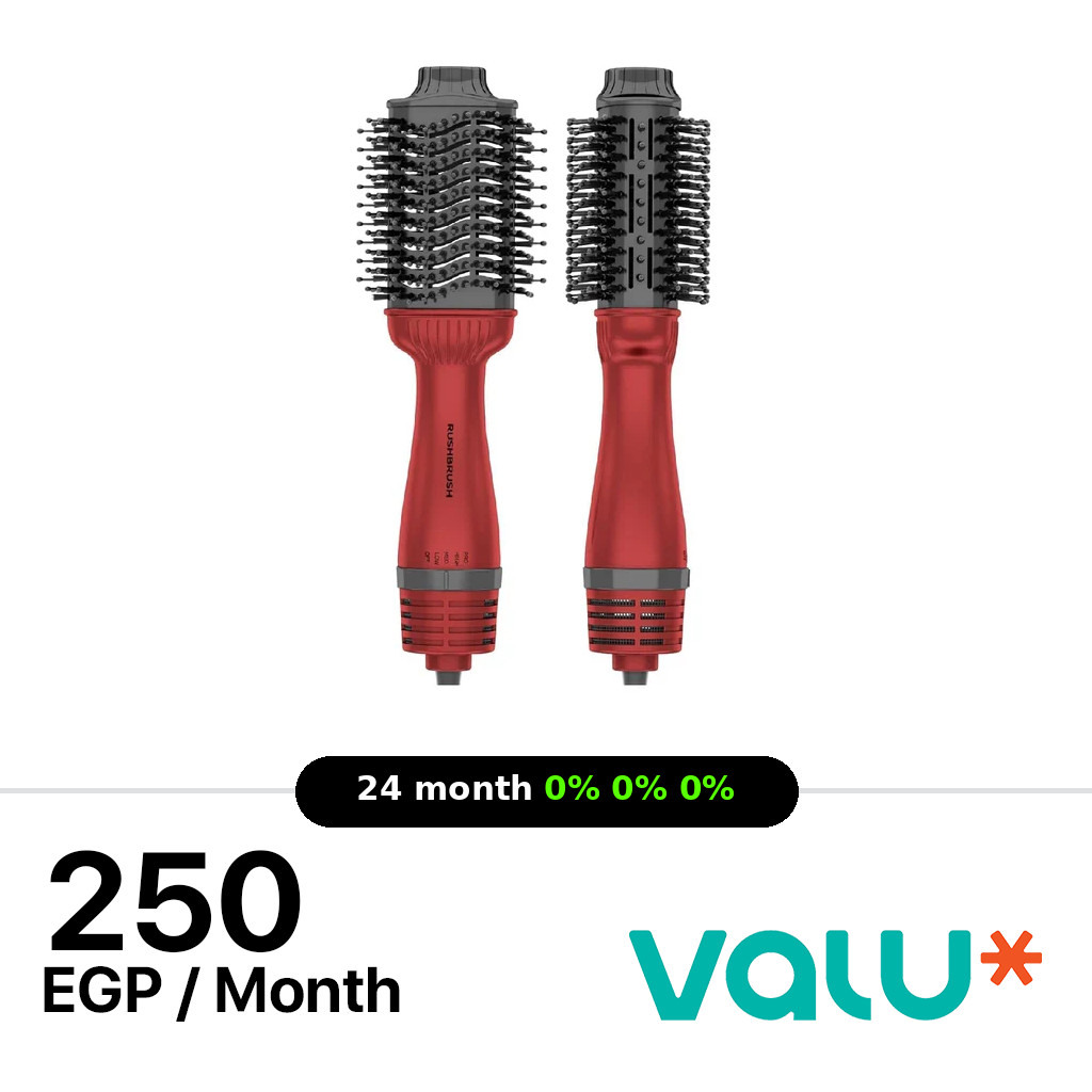 Rush Brush V3 Pro Hair Straightener | 1400W 4 Temperatures