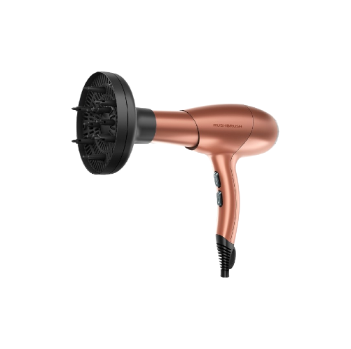 Rush Brush D3 Ultra Hair Dryer – 2400W, 3 Heat & 2 Speed Settings  -Rose Gold