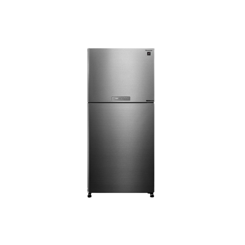 SHARP Fridge Inverter Digital No Frost 480 Liter Dark Stainless SJ-PV63G-DST
