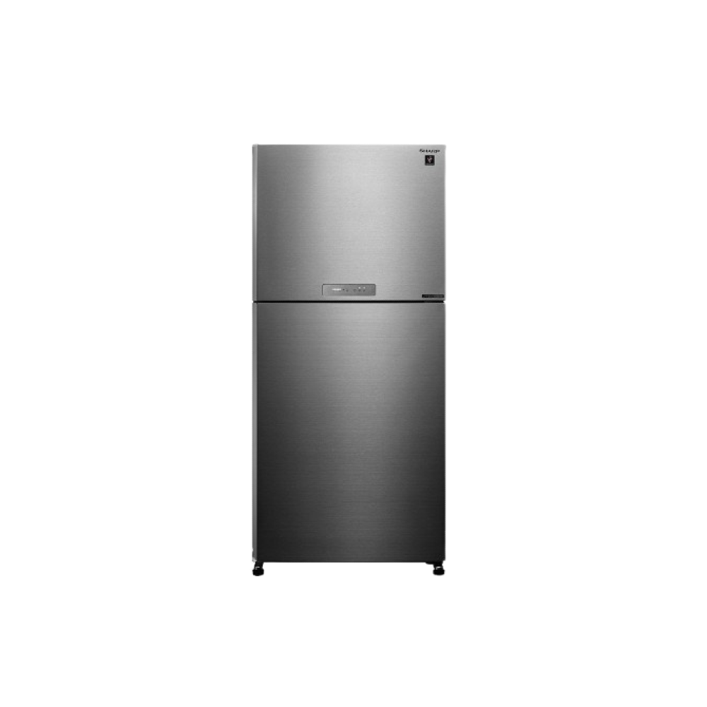 SHARP Fridge Inverter Digital No Frost 480 Liter Dark Stainless SJ-PV63G-DST