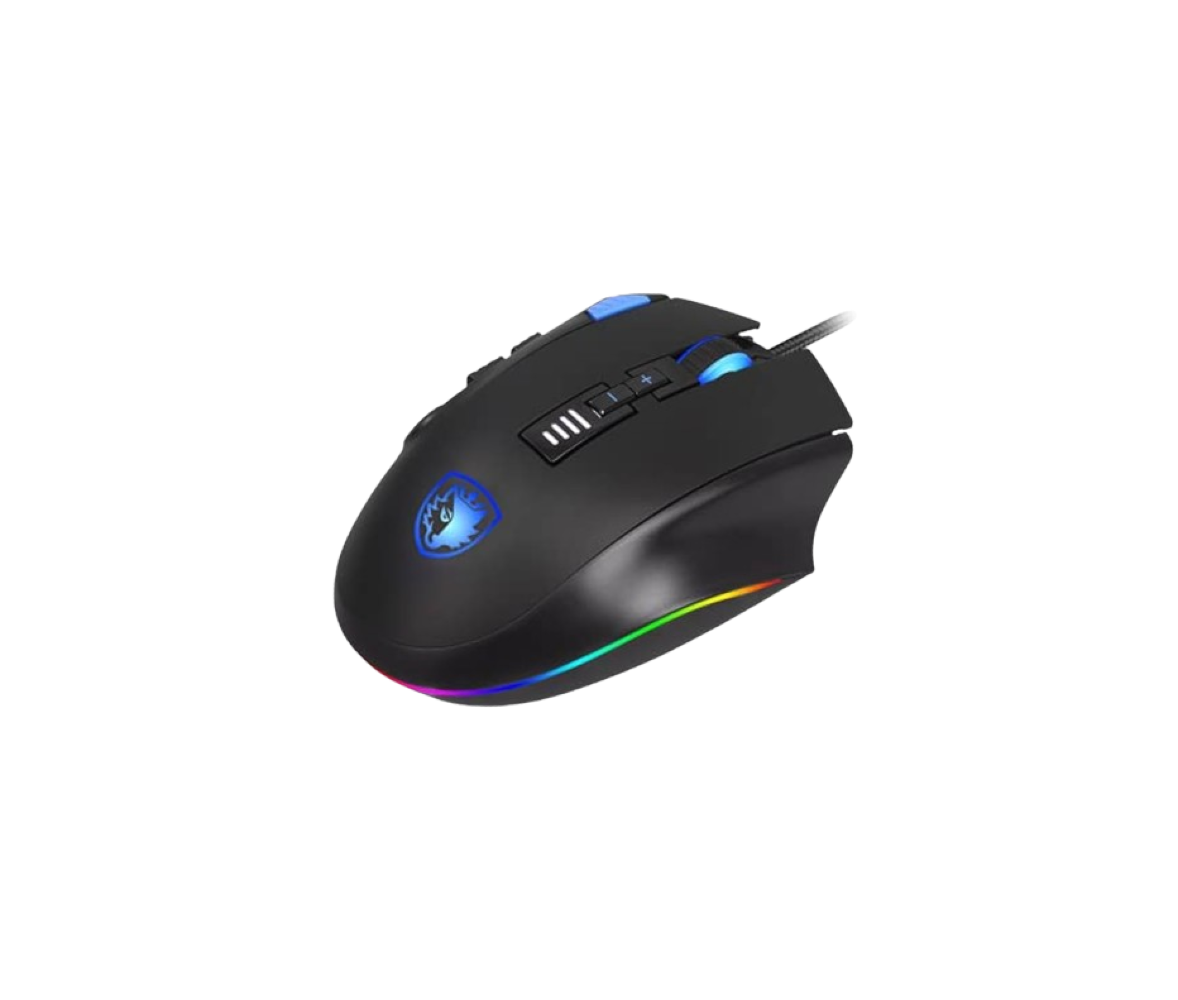 Sades Axe Gaming Mouse S12 - Black xprs