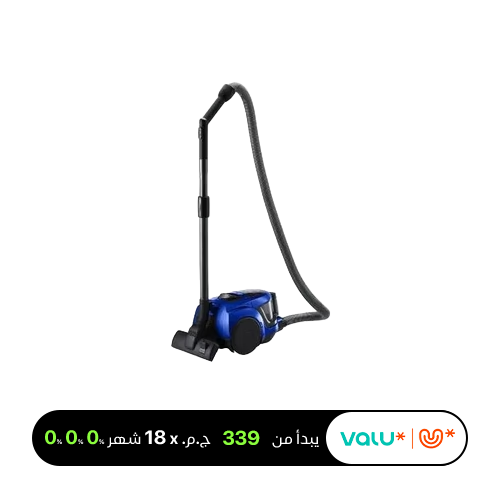 Samsung Canister Bagless Vacuum Cleaner, 1800 Watt, Blue - VCC4540S36/EGT