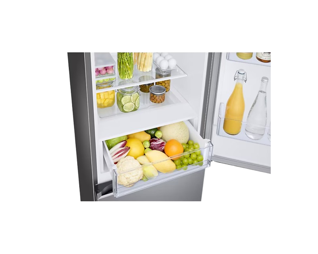 Samsung 344L Bottom Freezer Refrigerator, Digital Inverter, Silver - RB34C671ES9/MR xprs 3