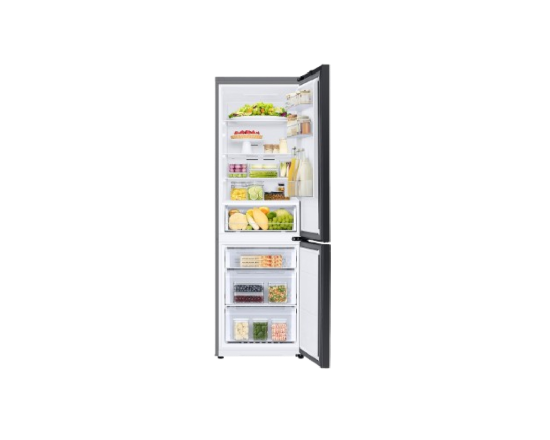 Samsung 344L No Frost Bottom Freezer Refrigerator, Digital Inverter, White - RB34A6B0E12/MR xprs 2