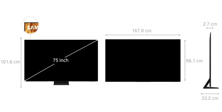 Samsung 75 inch Neo QLED 75QN70F material