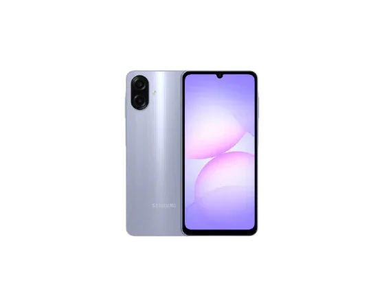 Samsung A07 6GB Ram 128 light violet