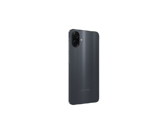 Samsung A07 black back view 2