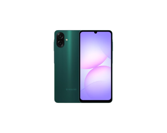 Samsung A07 dark green