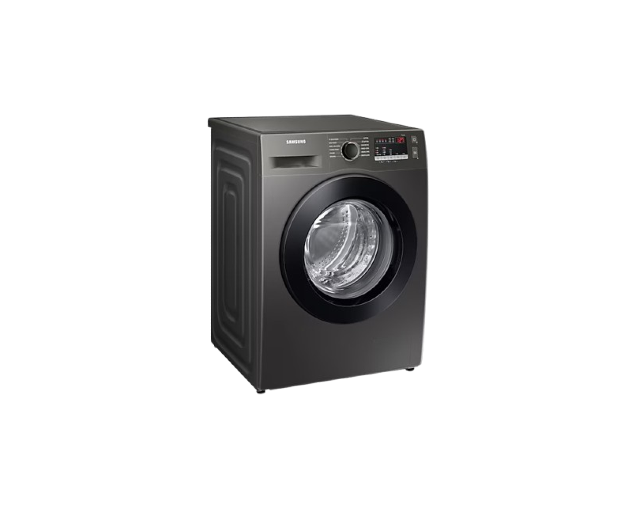 Samsung Front Load Washing Machine 8KG Full Automatic Inox WW80T4040CX1AS side view