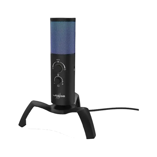 <tc>ميايك جيمينج يوريج ستريم 750 HD - ميكروفون USB احترافي، إضاءة RGB احترافي ، فلتر ضوضاء، تصميم معدني - مثالي للبث والبودكاست</tc>