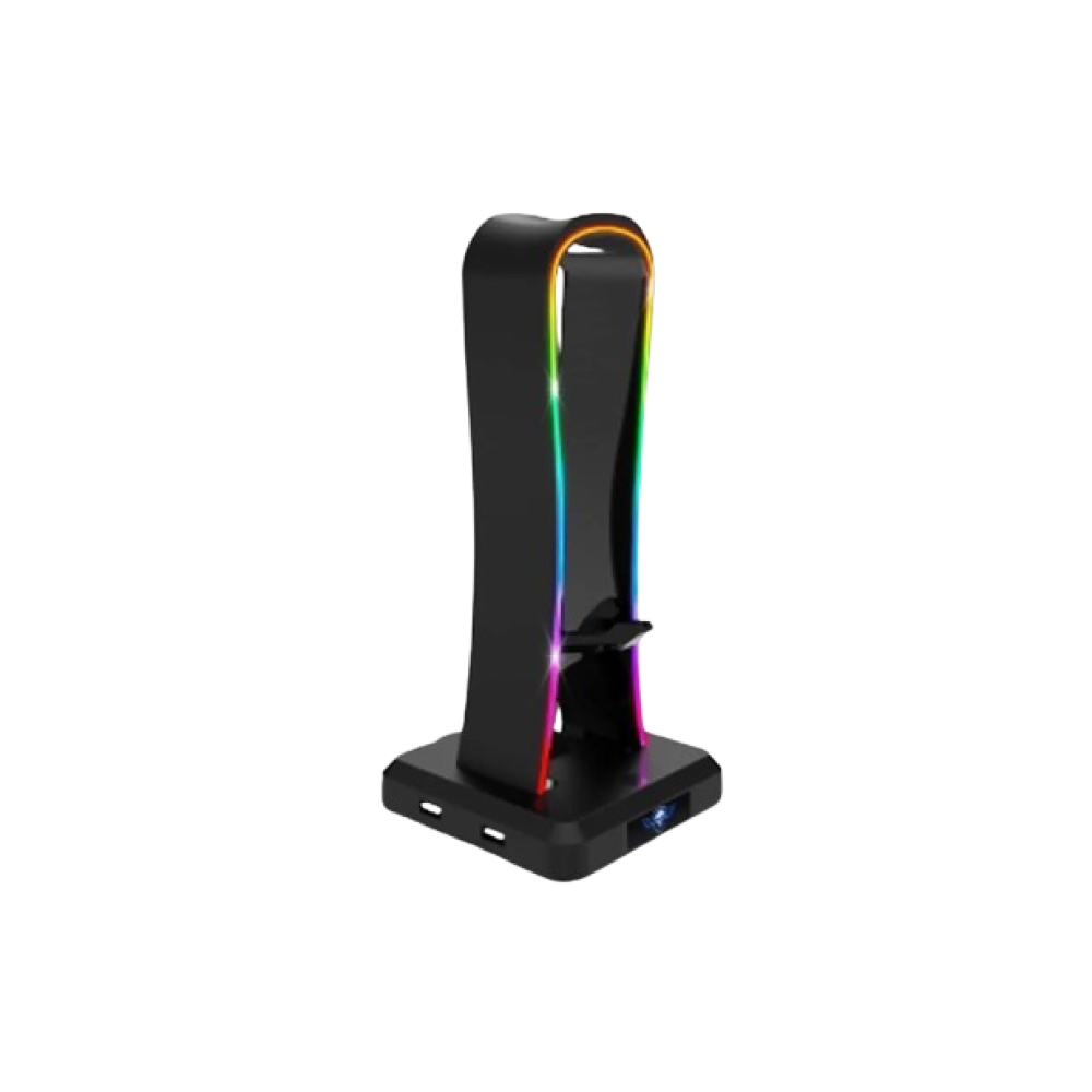 Spirit of Gamer Sentinel RGB Multifunction Headset Stand with 4 USB HUB xprs 0
