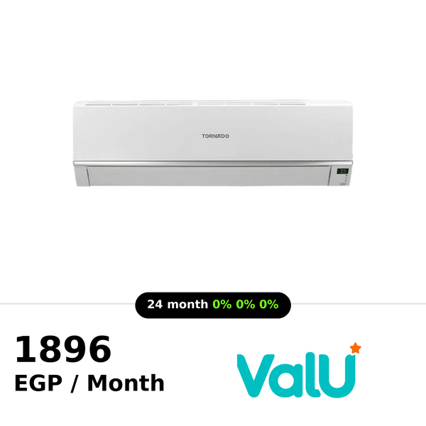 Tornado Split Air Conditioner 3 HP Cool Only | Digital Super Jet White TH-C24BEE ( AC-7099 )