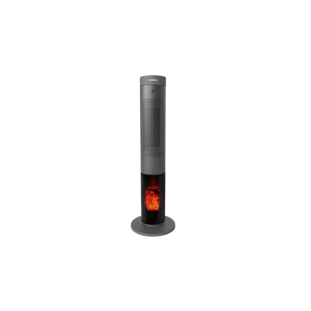 TORNADO Ceramic Heater 2000-Watt, 16-meter Remote, Grey TPH-2000DFG