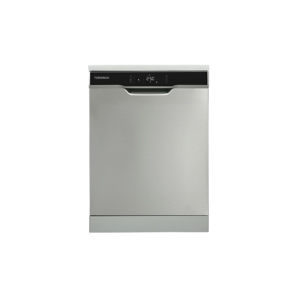 TORNADO Dishwasher 12 Person 60 cm Digital 8 Programs Inox TDV-FN128COX