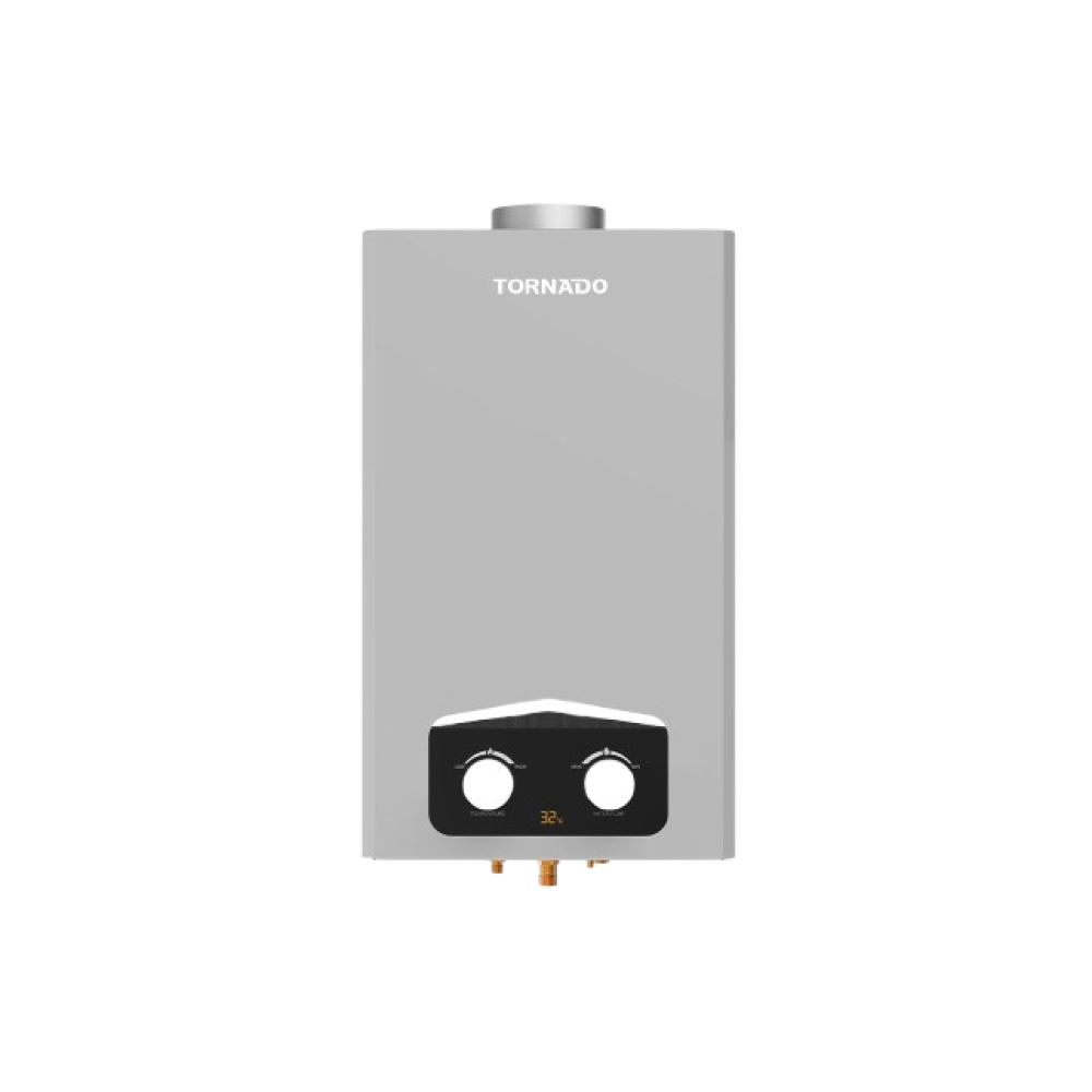 TORNADO Gas Water Heater 10 L Natural Gas Silver GHM-C10BNE-S xprs 0