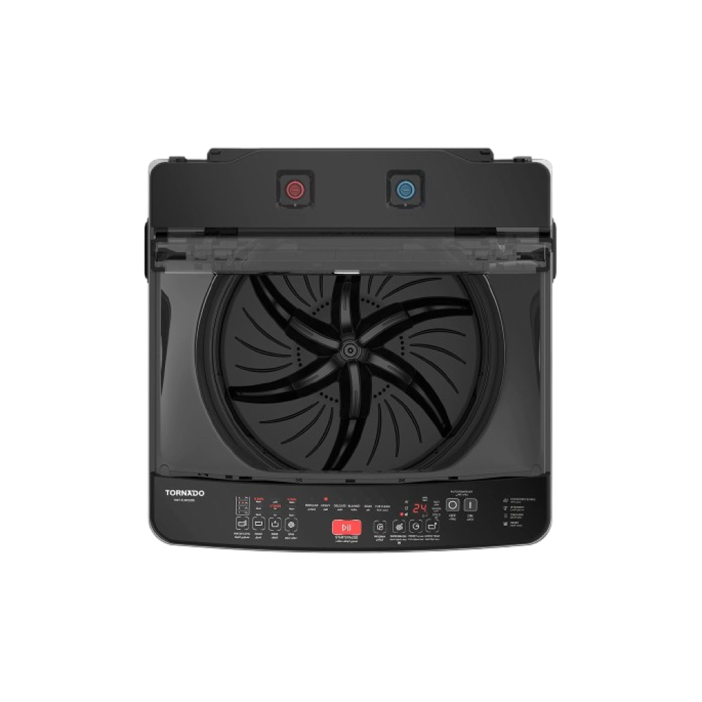 TORNADO Washing Machine 12 Kg Pump Dark Silver TWT-TLN12LDS xprs 