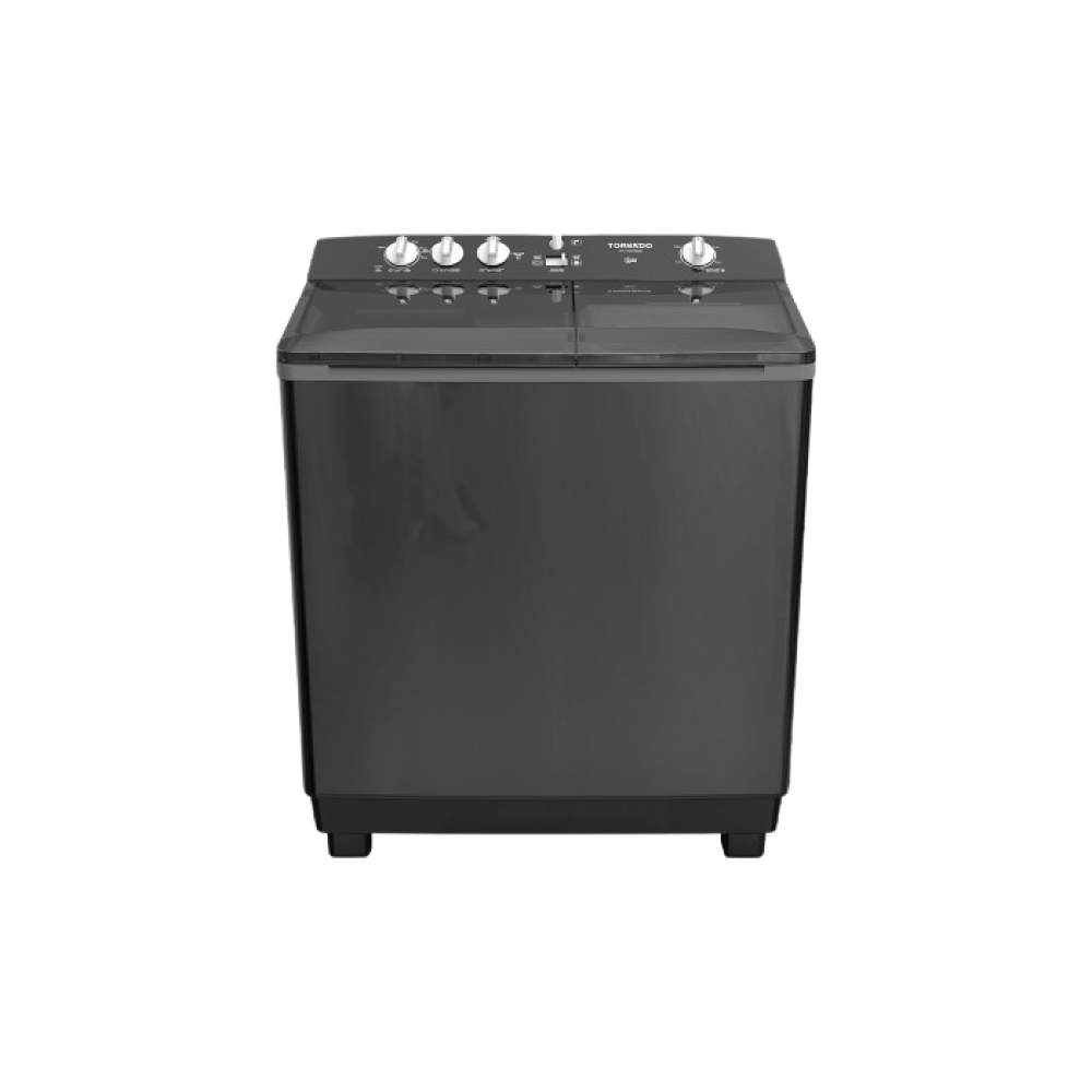 TORNADO Washing Machine Half Auto 12 Kg Black TVH-HM12TS(BK)