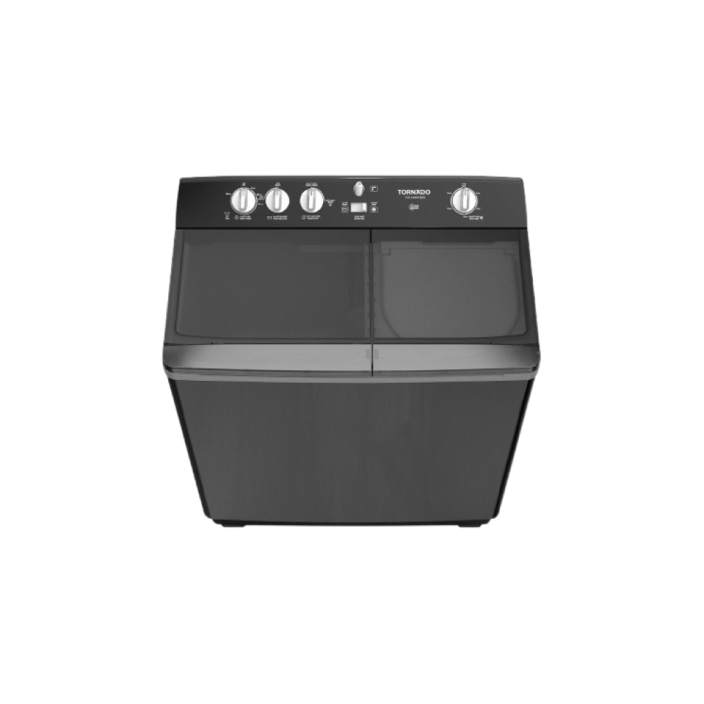 TORNADO Washing Machine Half Auto 12 Kg Black TVH-HM12TS(BK) xprs