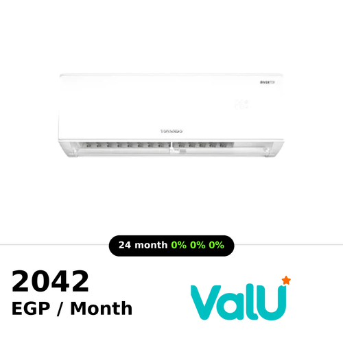 Tornado Split Air Conditioner 2.25 HP Cool & Heat Inverter | Digital Plasma Shield - White - TY-LX18CHE ( AC-7099 )
