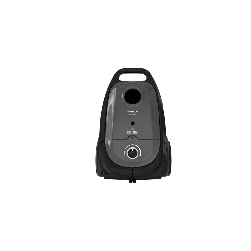 Tornado Vacuum Cleaner 1800 Watt Anti-bacteria Filter Grey x Black - TVC-180SG