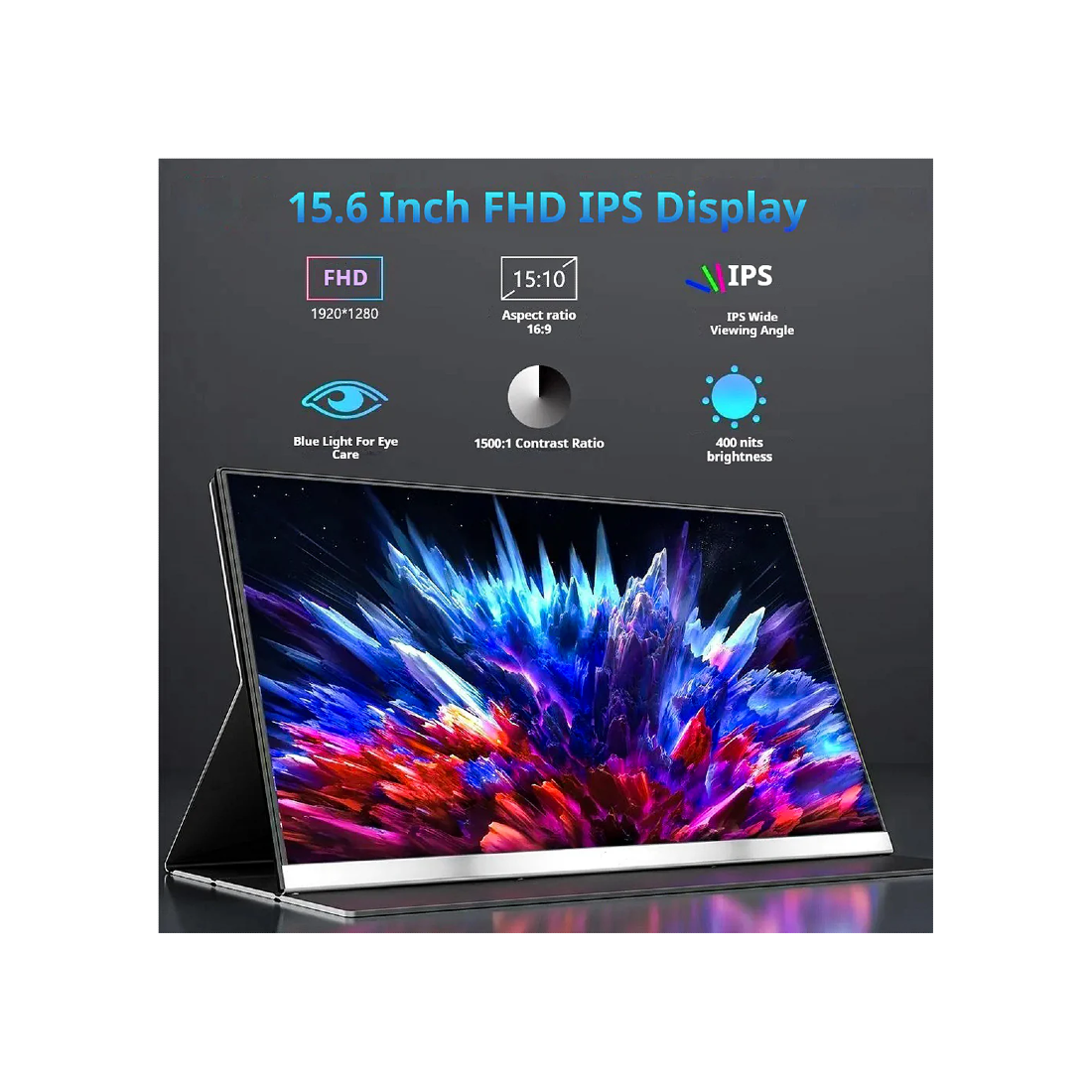 V2Com P4 15.6″ Portable Screen xprs 13