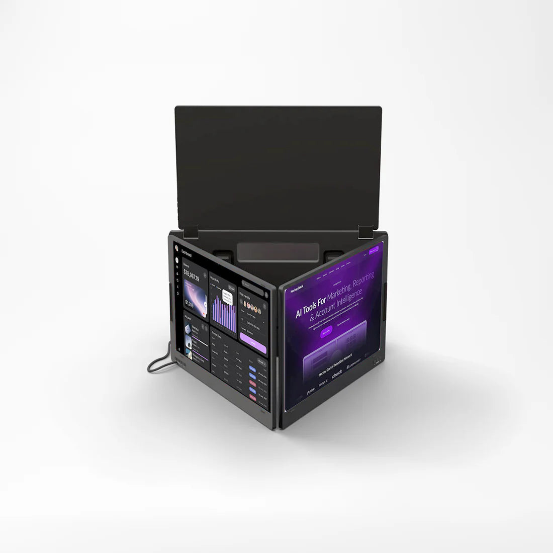 V2Com W3 15.6" Quad Screen Extender xprs 1