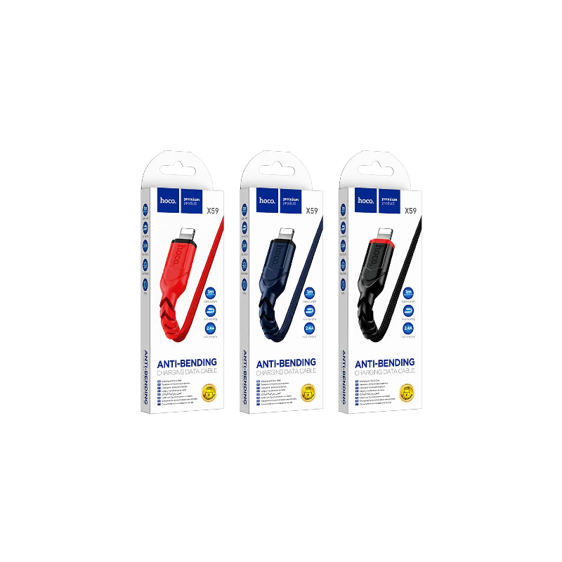 X59 Victory PD charging data cable iP(L=2M) - Red xprs