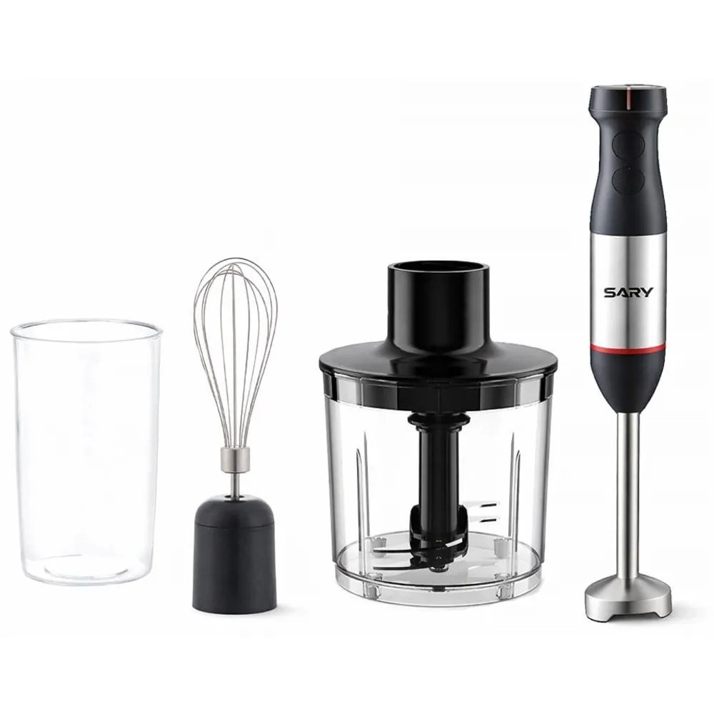 SARY Multifunction Hand Blender, 500ml, 1200 Watt, Black - HG7717
