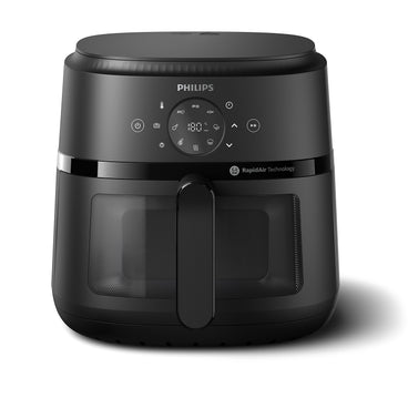 Philips 2000 Series Digital Air Fryer, 6.2 Liter, 1700 Watt,Black - NA230/00