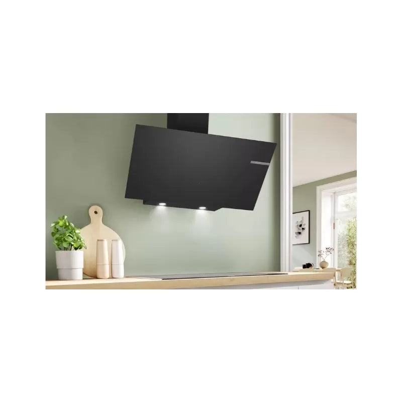 Bosch Kitchen Hood 90cm 700 m³/h Touch Control 2 Speeds Glass Black - DWK96PJ60T