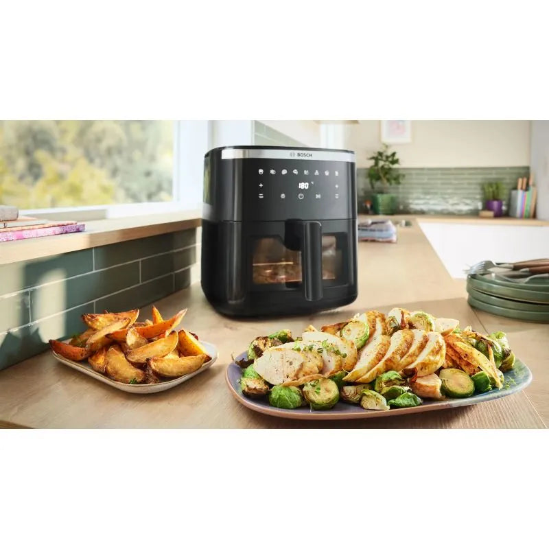 Bosch Series 6 Airfryer 1800W 7.2 L Digital Touch - Black - MAF671B0