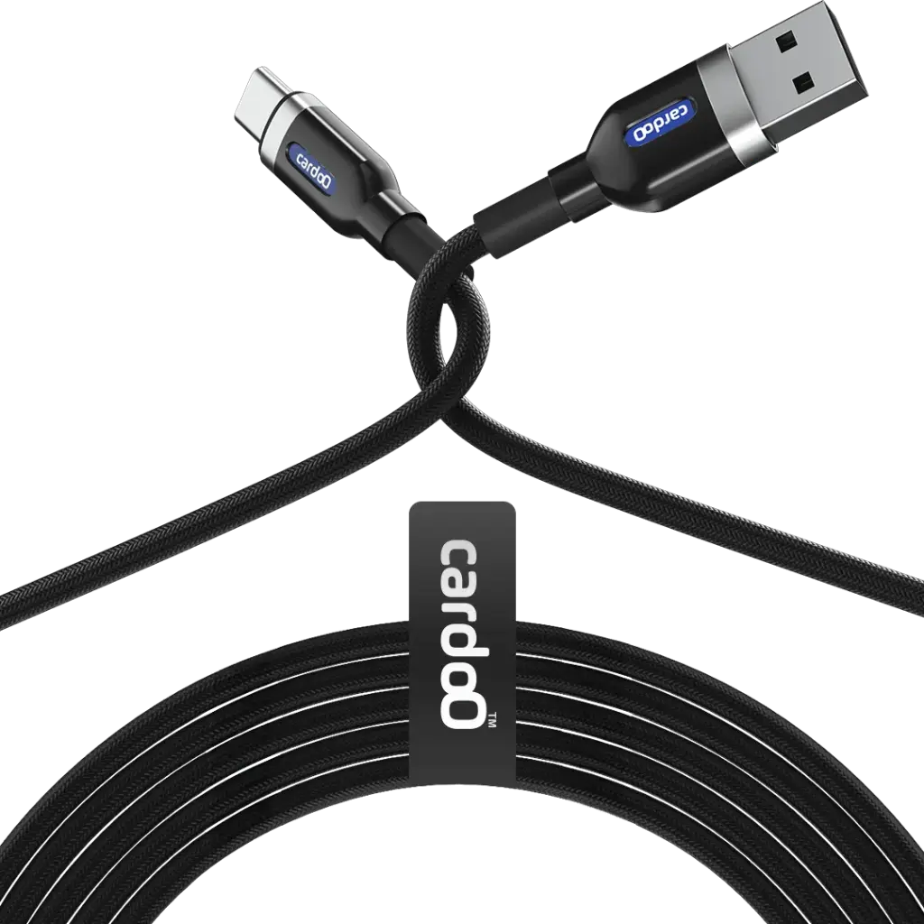 CardoO Cable USB-A to USB-C 1.2M - Black