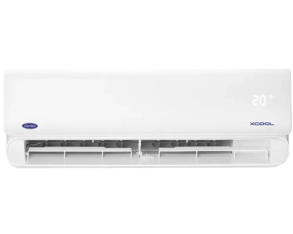 Front view of the wall-mounted Carrier XCOOL Split AC 53QHEFT-708F at XPRS Egypt.
