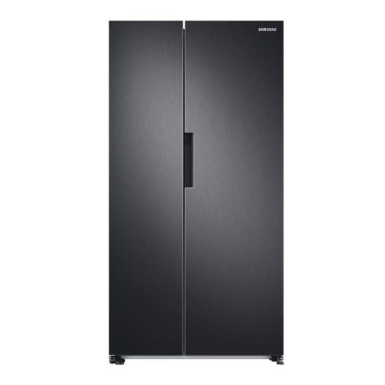 Samsung Inverter No Frost Side By Side Refrigerator, 632 Liter, Black - RS66A8100B1/MR-R