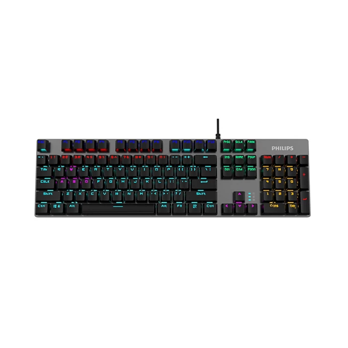 Philips SPK8404 Wired Mechanical Gaming Keyboard - Black