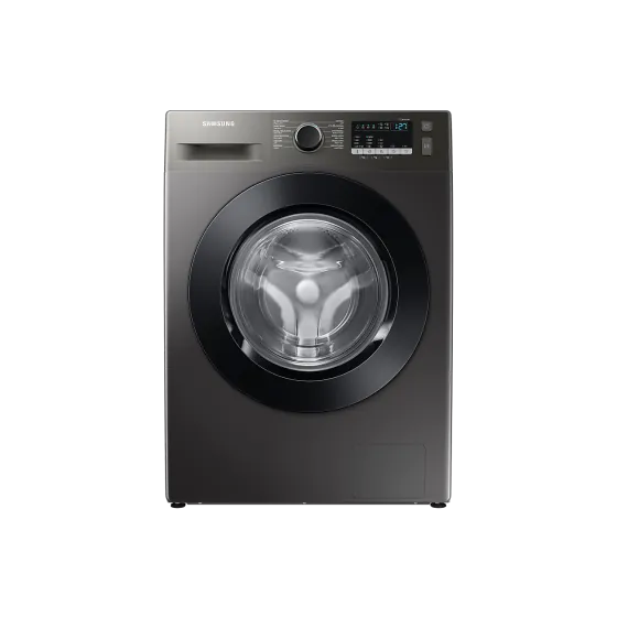 Samsung Front Load Automatic Washing Machine, 9 KG, Silver - WW90T4040CX1AS