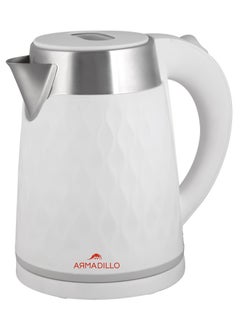 Armadillo double kettle ( plastic - stainless steel interior ) 1.7 liters, 1500 watts, white