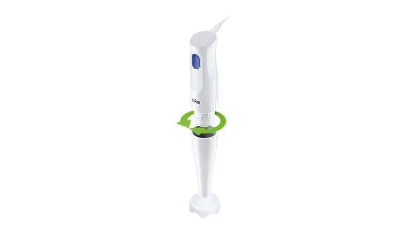Braun MultiQuick 1 Hand Blender, 450 Watt, White - MQ10.000PWH