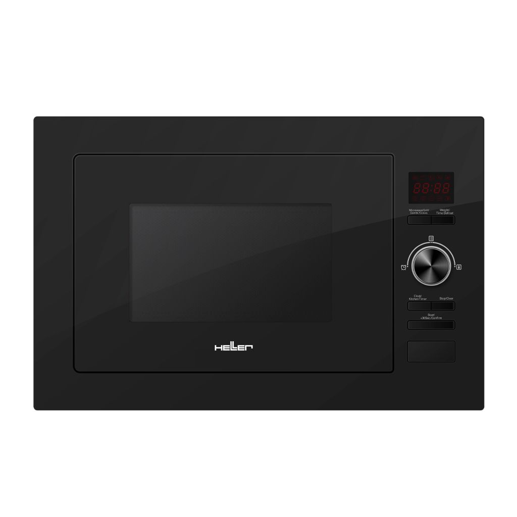 HELLER Built-In Microwave Digital 25Liter 900Watt 8 Menus - HMBN-25G