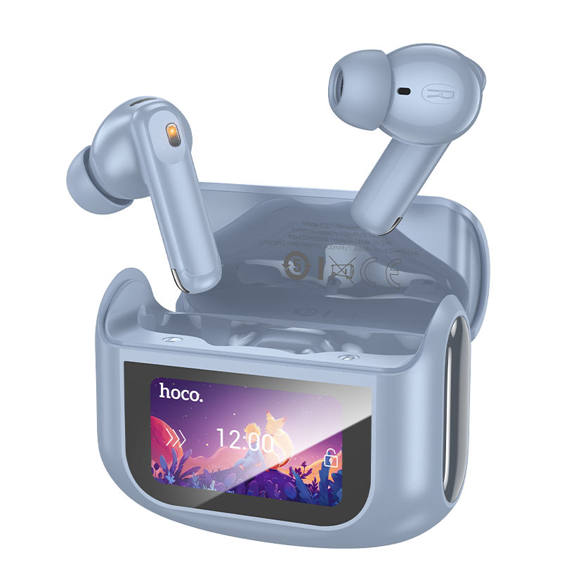 Hoco EQ21 Sandy true wireless ANC ENC noise reduction touch screen BT headset