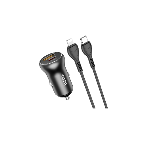 hoco Car charger NZ5 Smooth road PD30W+QC3.0 set with cable Type-c 1m xprs 