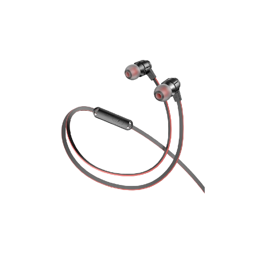 hoco Wired earphones 3.5mm M85 Platinum with mic - Black Night xprs 