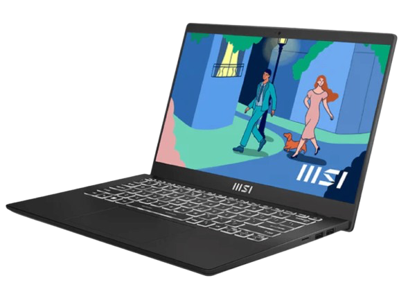 MSI Modern 14 C12MO intel core i5-1235U, Intel UHD Graphics 8GB, 512GB SSD Dos - Black