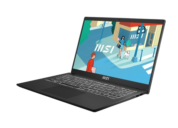 MSI Modern 14 C12MO intel core i7-1255U, Intel Iris Xe Graphics, 8GB, 512GB SSD Dos - Black
