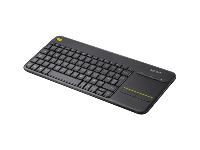 <tc>لوحة مفاتيح لمس لاسلكية Logitech K400 Plus - سوداء</tc>