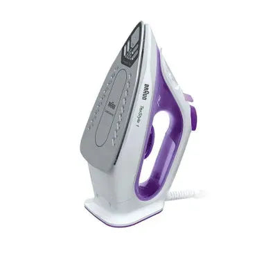 Braun TexStyle 1 Steam Iron, 2000 Watt, Purple White - SI1080VI