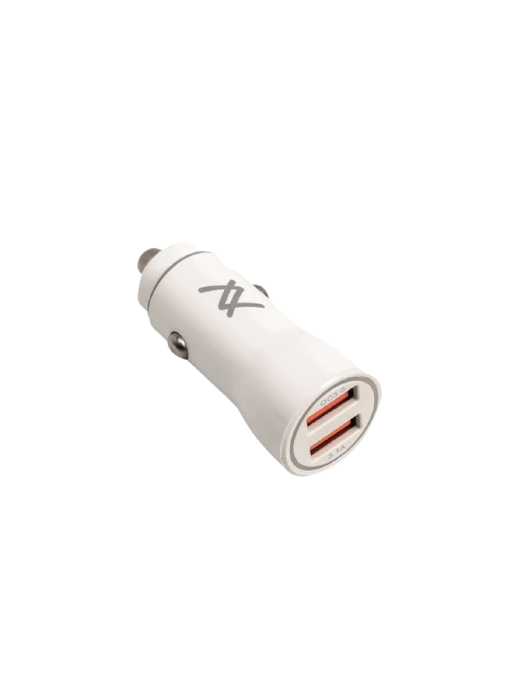 l'avvento Car Charger MP319 QC3 Dual USB 18W - White xprs
