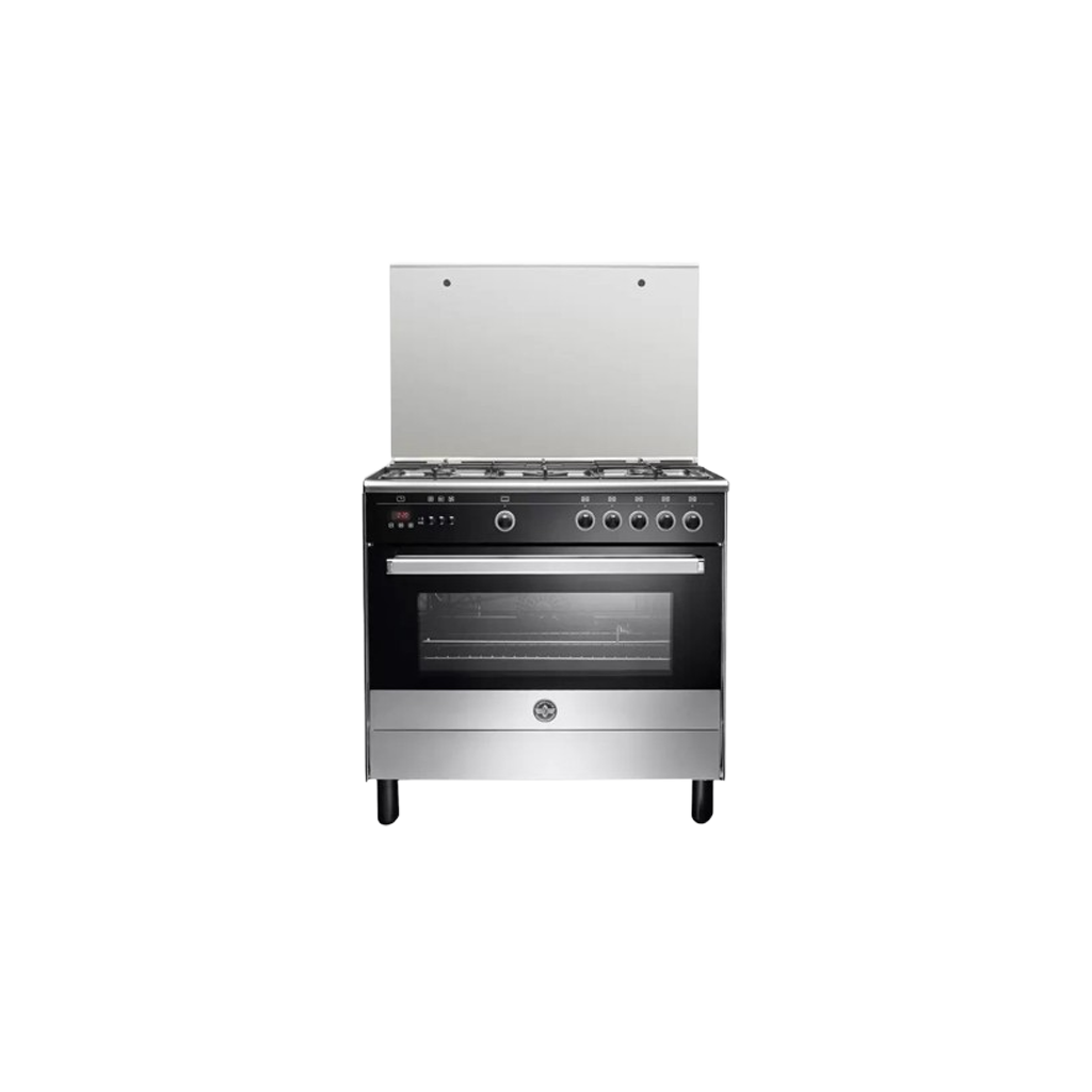 La Germania Freestanding Cooker 90 x 60 cm 5 Gas Burners with Fan - 9M10G4A1X4AWW