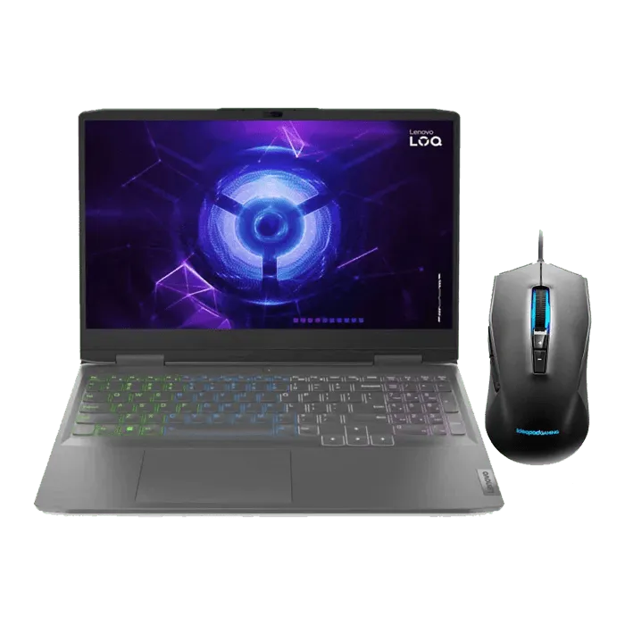 Lenovo LOQ Gaming Laptop intel Core i5-12450H, RTX 3050 6GB, 8GB RAM, 512GB SSD,15.6 inch - 2 Years Warranty With Free M100 mouse - XPRS